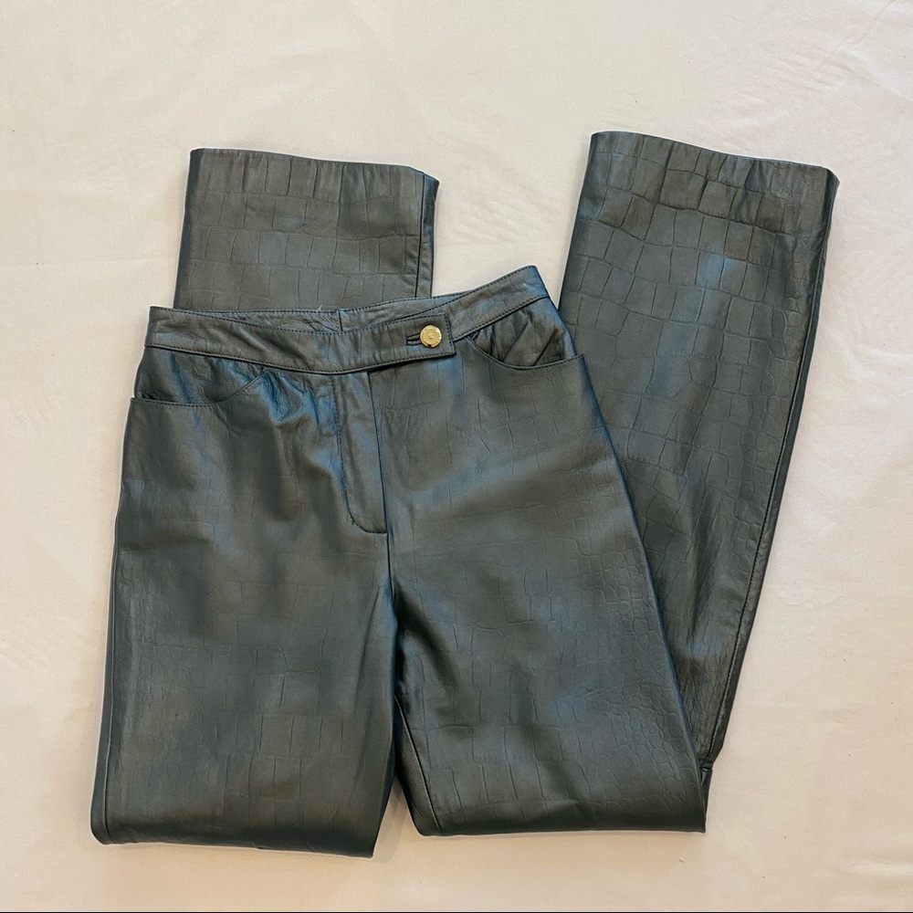 Saks Fifth Avenue St. John Collection Leather Pants